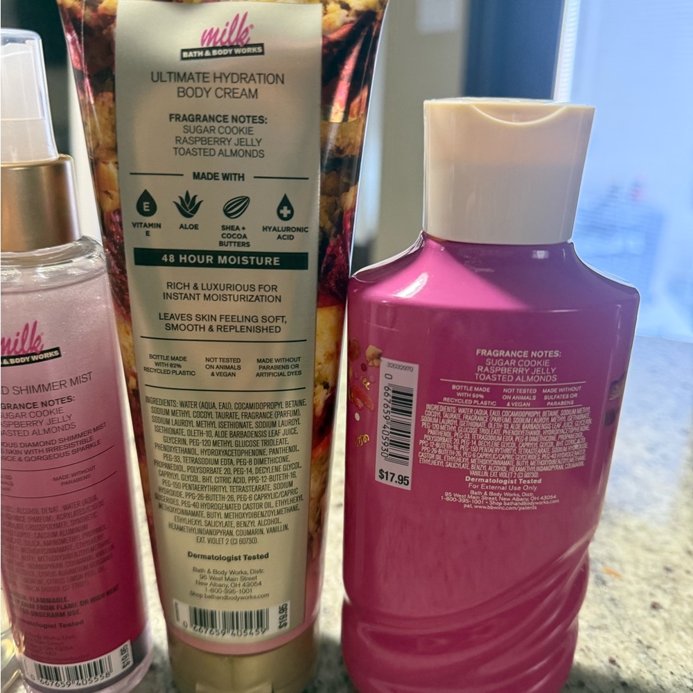 bbw milk bar raspberry bundle - Picture 4 of 4